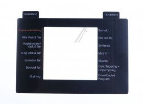 Operating Unit Screen - 1404939013 C00937637 Inlay-danish [Arcelik]
