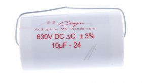 Mundorf Foil Capacitor - 10uf-630v Audio Filmcap. Axial 85° 29x49mm