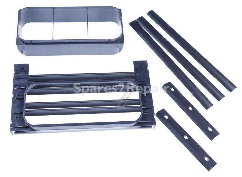 Naber Extractor Hose - Sockel-luftungsgitter Flow, Luftungsgitter, Schwarz Matt, B 150 Mm, L 297 Mm - Compair Prime Flow
