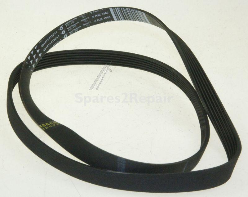 Drive Belts - C00311506 480111100187 Belt 1240 J6 [Whirlpool Indesit]