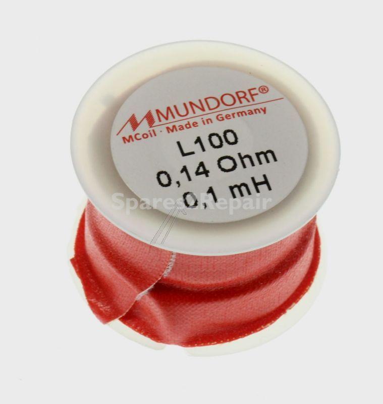 Mundorf Coil - 0,1mh-0,14r Mcoil Air-coil, Ofc-copper, 1mm Wire, 30x20mm