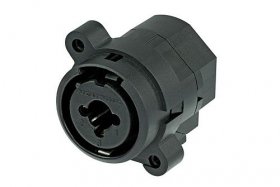 Neutrik Xlr Socket - 3-polige Xlr Einbaubuchse Kombiniert Mit 6.35 Mm Klinkenbuch