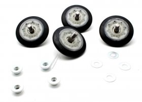 Lg Roller - 4581el2002l Roller Assembly Dryer roller Parts Asm roller+shaft+washer+stopper+nut+bag (osungsa) Natural