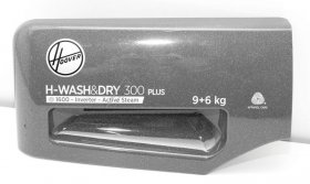 Detergent Dispenser Cover - 43036153 Drawer H3dp S 1600 10+6 W G [Candy Hoover]
