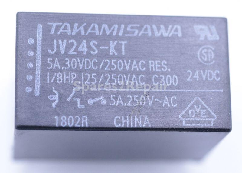 Fujitsu Pcb Relay To 24v - 24vdc 5a-250vac Jv-24s-k-t Relay 1 Turnkey