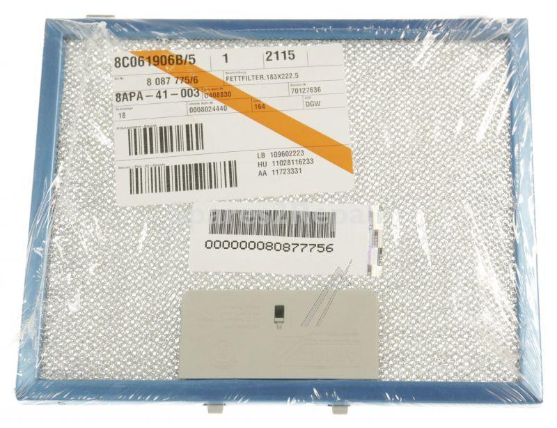 Grease Filter - 80877756 Grease Filter 183x222 5 [Electrolux Aeg]