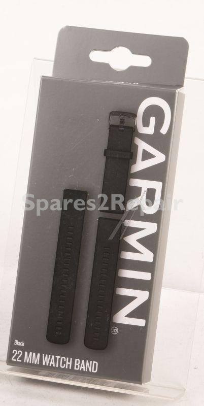 Garmin Wristbands For Smartwatch - 010-13256-21 Garmin Replacement Band (22mm) Silicone Black-slate Gray
