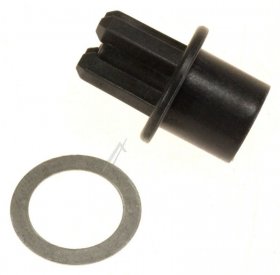 Turntable Coupler - Kw715034 Drive Coupling And Washer - Grey [Delonghi]