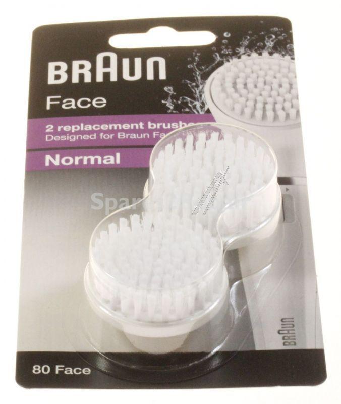 Braun Attachment-cap - 80 Face 81491933 Silk-épil Face 80 Replacement Brush Heads 2-piece Set Se80