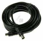 Compatible Black Aerial Cable - Black Aerial Cable 5m Class A Straight