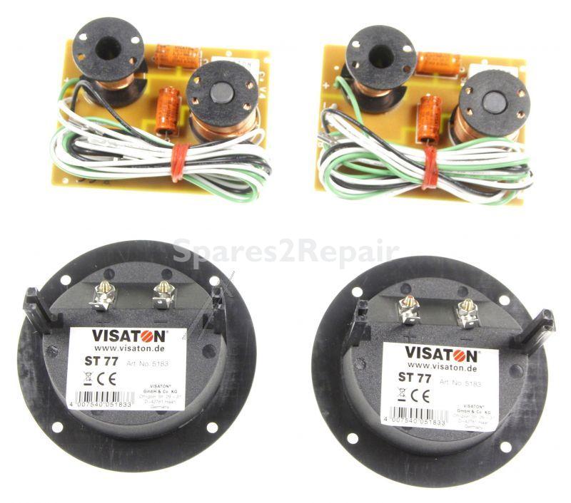 Visaton Frequency-separating Filter - Weiche Alto-i-ii 5750 Crossover, With Connection-terminal