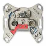 Fuba Pass Outlet - Gad 518 Dc Universal-durchgangsdose,3-loch,18db,dc