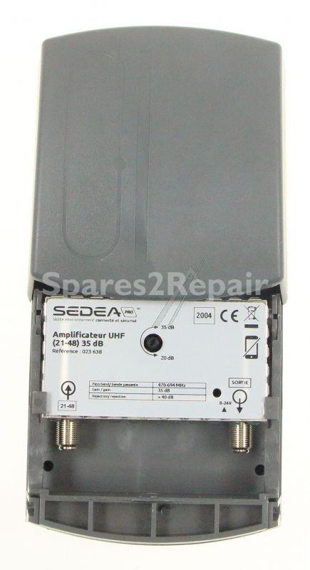 Aerial Input Amplifier - 023638 Mast Amp-1 Input -38 Adjustable Db- Channels 21-48 Lte700
