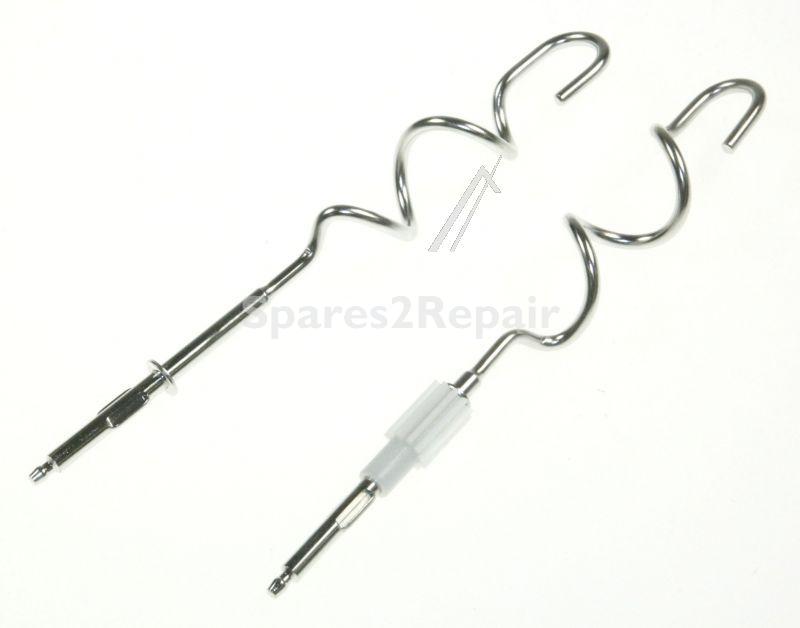 Kneader Hook - Kw715377 Kneaders - Set Of 2 (1 Geared) [Delonghi]