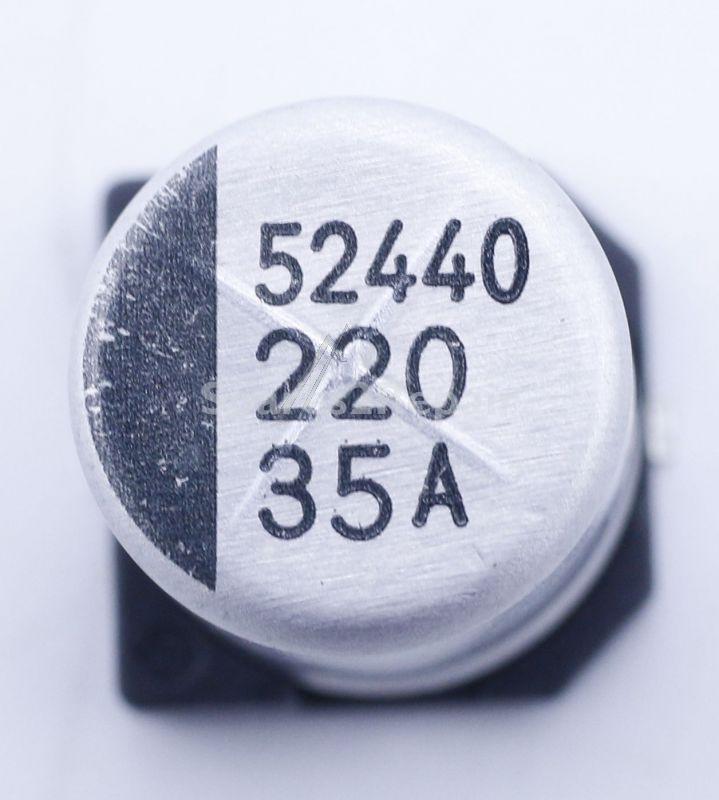 Samsung Smd Electrolytic - 2402-001328 C-al Smd 220µf 20% 35v Tp 10x10mm