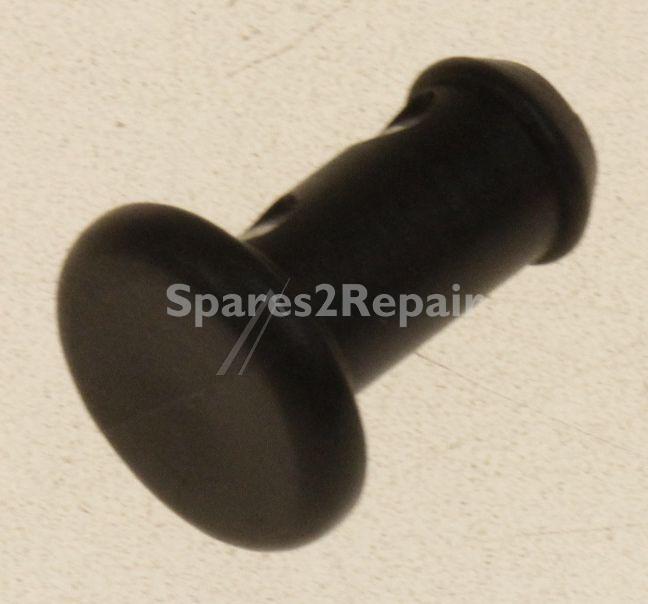 Saeco Pin - 11021769 996530007136 Black Rigid Foot Fixing Pin