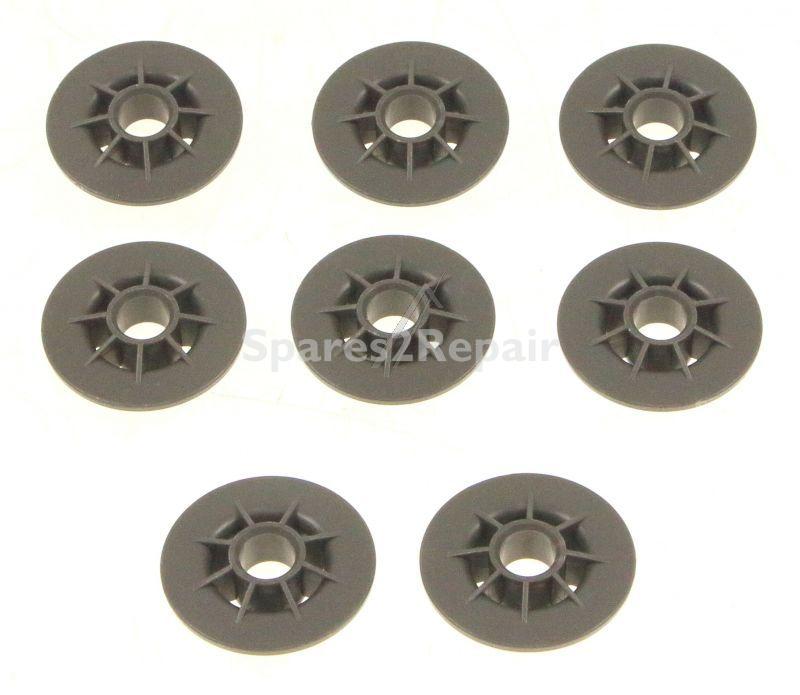 Whirlpool Indesit Roller For Dishwasher Basket - C00637324 Kit 8 Wheels For Basket Stabilit
