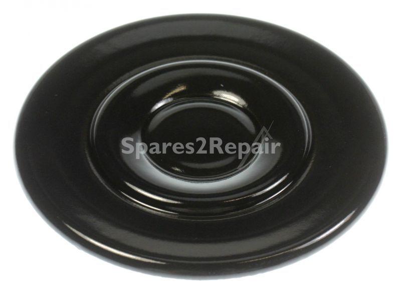 Mechanical Components - C00326326 481010714673 Burner Cap Sr Black Glossy He [Whirlpool Indesit]