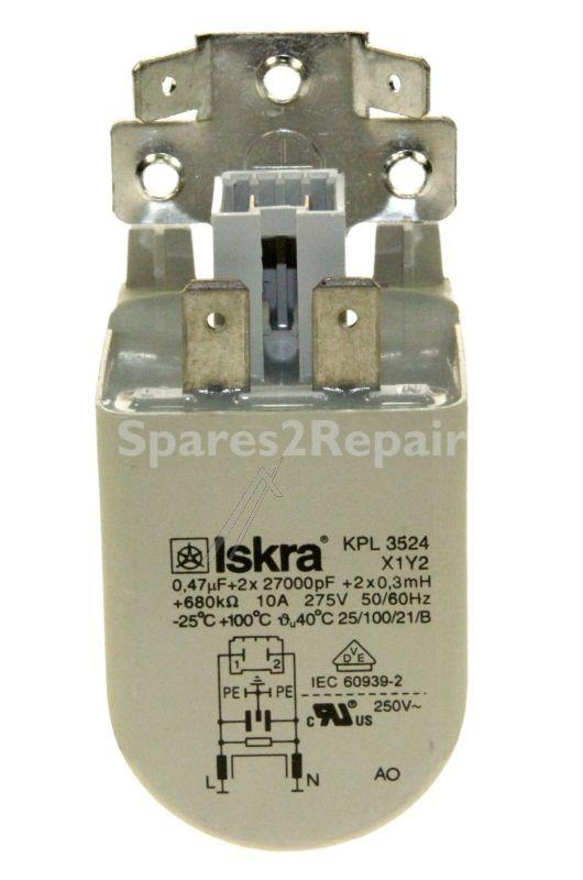Hisense Gorenje Radio Interference Suppression - 192570 Inlet Filter 0 3mh Iskra
