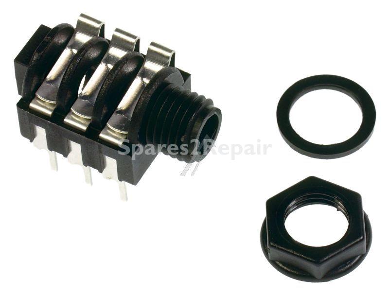 Neutrik Jack Socket - 6,3mm Stereo Jack, Switched