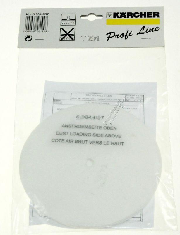 Karcher Vacuum Cleaner Filter - 6 904-097 0 Microfilter Safety *5 11-01-99 Pro