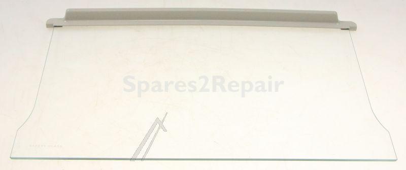 Vegetable Drawer Cover - 4055502365 Glass Shelf Narrow 477x304mm [Electrolux Aeg]