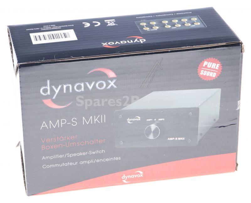 Dynavox Audio-switchbox - Amp-s Mkii 2-> 1 Amplifier - Box Switch, Black