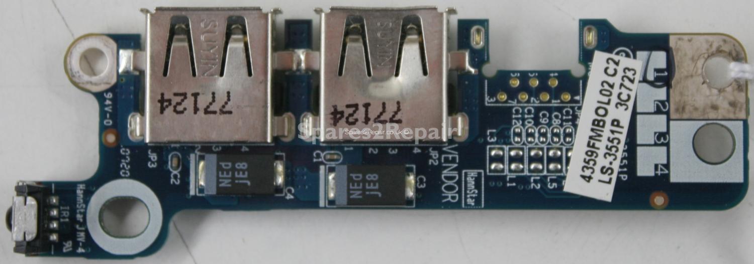 Acer Aspire 5720 - USB Port Board - LS-3551P - Rev:1.0
