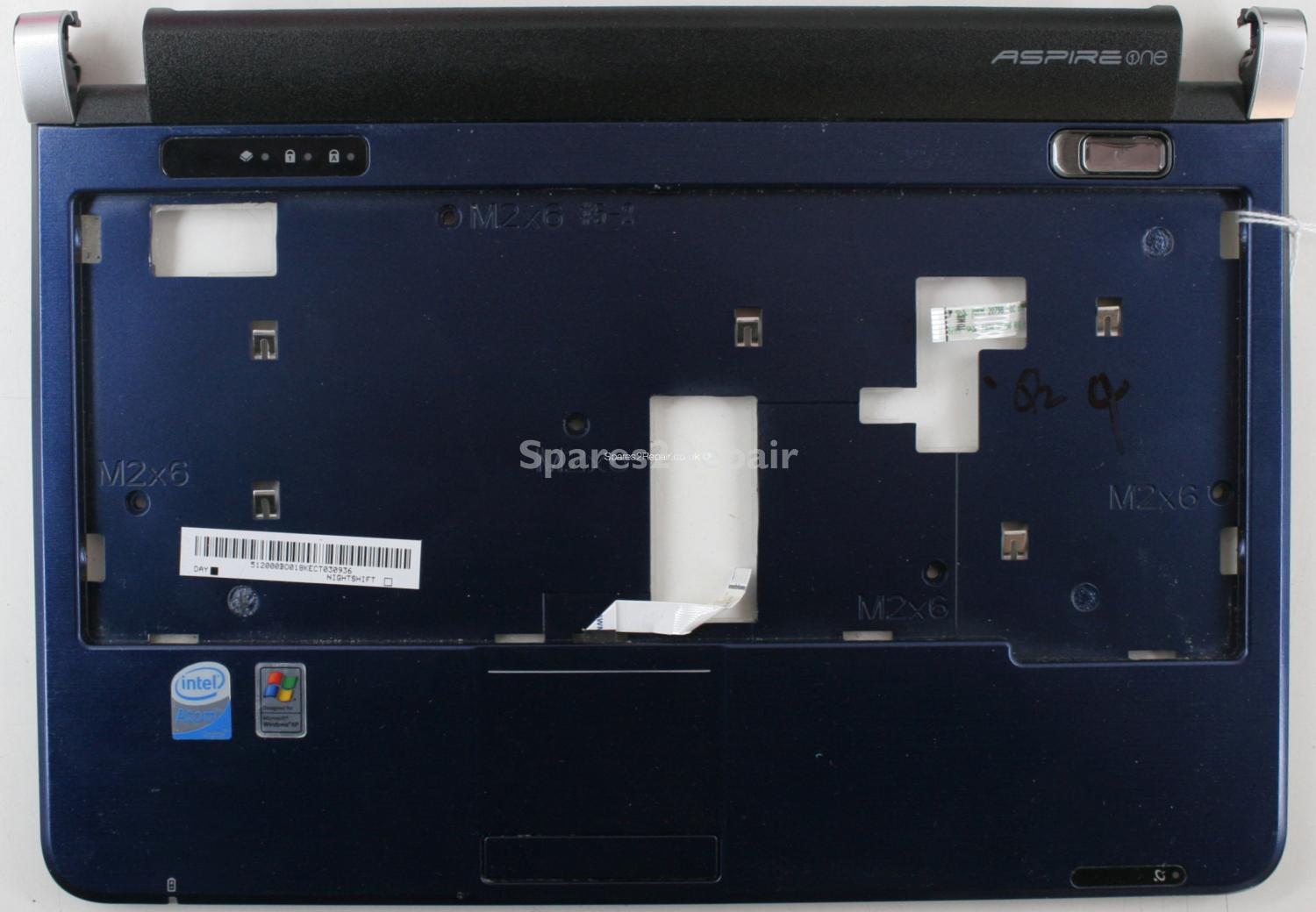 Acer Aspire One D150 - Palmrest & Touchpad (Grade A) - AP06F000E90