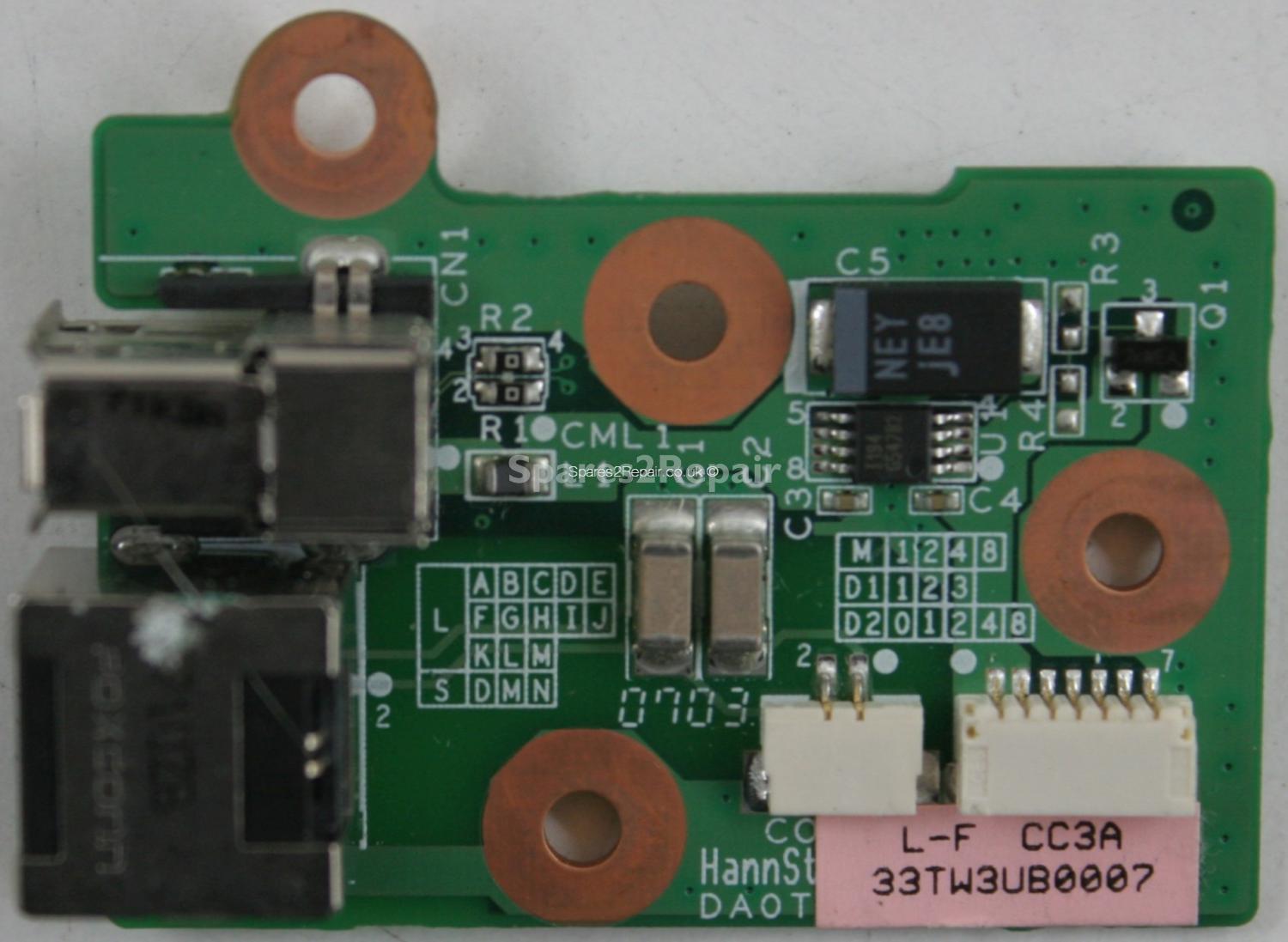 Advent QC430 - USB Board - DA0TW3DB8C4 - REV:C