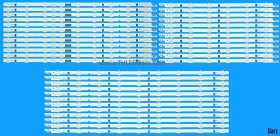 Barz LED Backlight Array Samsung UE75F6400 UE75F6300 BN96-26413A + BN96-26413B + BN96-26413C 75" D2GE_750SCA-R3 + D2GE_750SCB-R3 + D2GE_750SCC-R3 36pcs