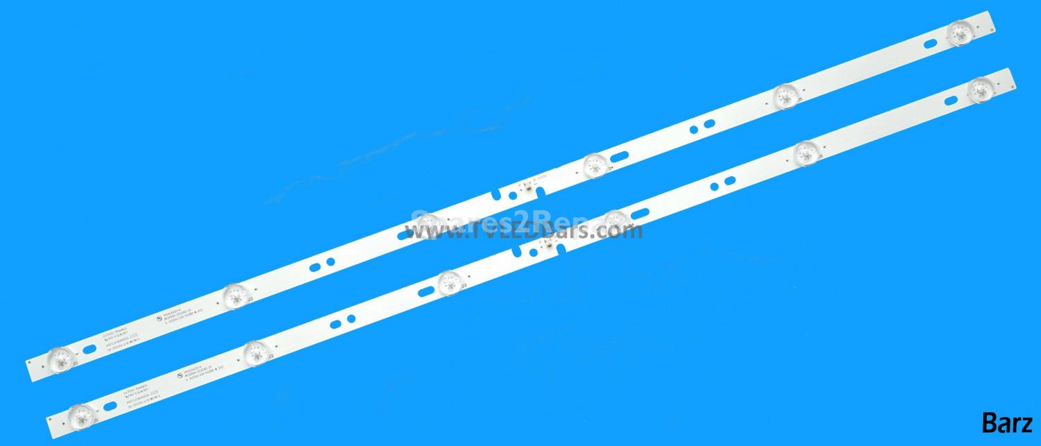 Barz LED Backlight Array JVC LT-32C365 LT-32C485 LT-32C360 Logik L32HE20 L32AHE19 32" HK315LEDM-JH90  06-32C2X6-618-M07W14 2pcs