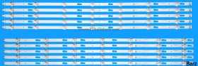 Barz LED Backlight Array Samsung UE70RU7020 BN96-50046A + BN96-50047A 70" CY-GN070HGJV1H CY-GN070HGPV1H LM41-00827A + LM41-00828A 10pcs