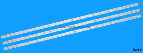 Barz LED Backlight Array Hisense H40M2600 H40M2100S H40M2100C LED40K3100 40" JHD400DF-E31 JL.D40081330-003BS-M 3pcs