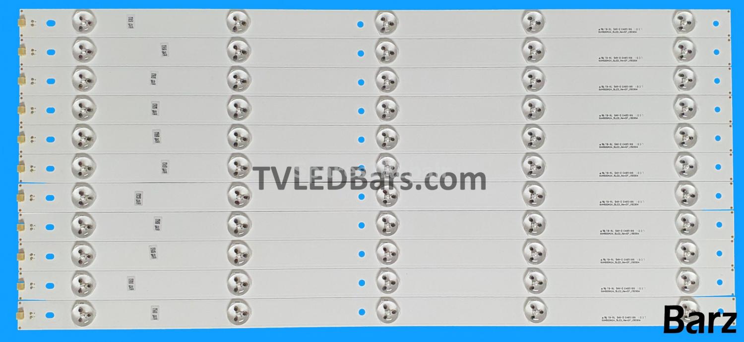Generic Barz Backlight Array Hisense 50" HD500DF-B54 SVH500A24_5LED_Rev06 11pcs
