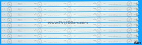 TCL LED Backlight Array TCL LED48D2730 48" LVF480CS0T TOT-48D2700-8X5-3030C-V3 4C-LB4805-YHEX1 -YHEX2 8pcs