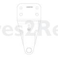 Connection Nozzle - 2403272079 Sleeve Hinge Upper [Electrolux Aeg]