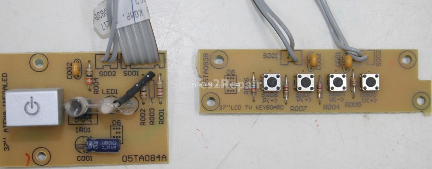 Goodmans LD3750HD - Buttons - 05TA084A - 05TA083B