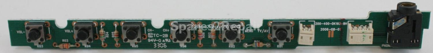 Goodmans GTVL19W19HD - Buttons - 200-400-DK193-BH