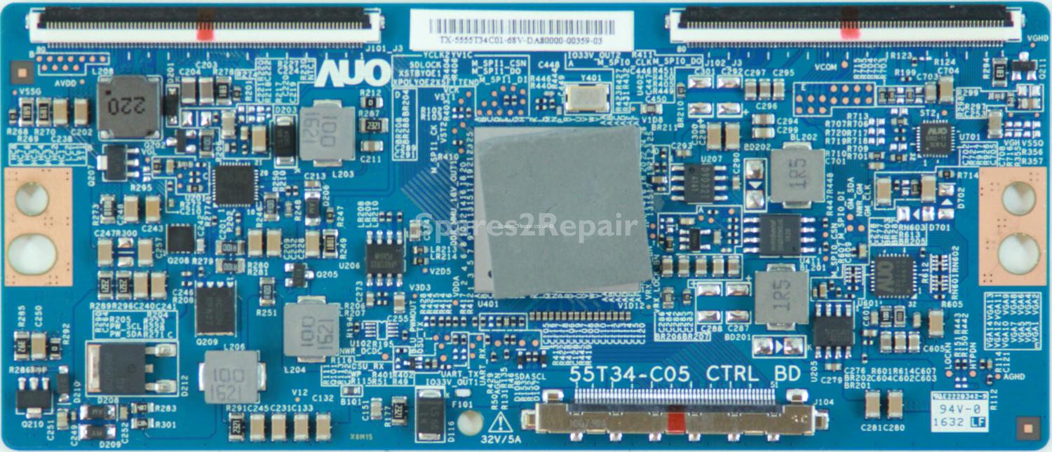 HiSense H55M6600 - T-Con - 55.55T34.C01 - 55T34-C05 CTRL BD