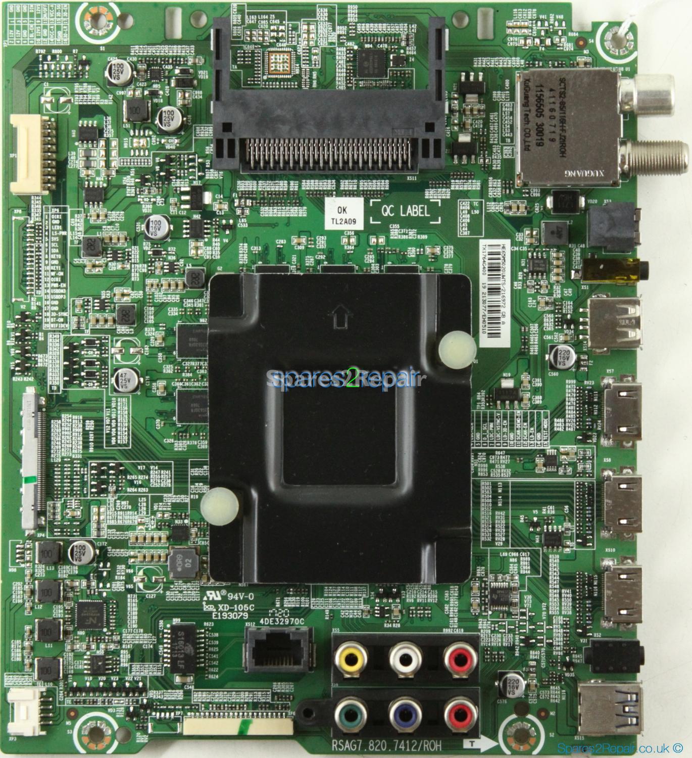 HiSense H65N5750UK - Main AV - 216972 - 213077 - RSAG7.820.7412/ROH