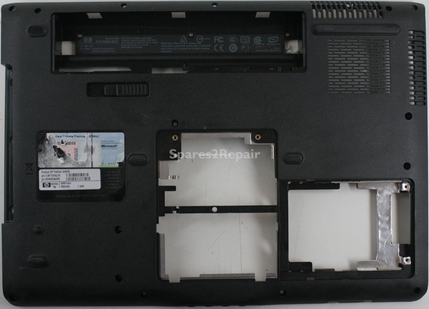 HP Pavilion dv6500 - Bottom Base - EAAT3008018 - REV:3A