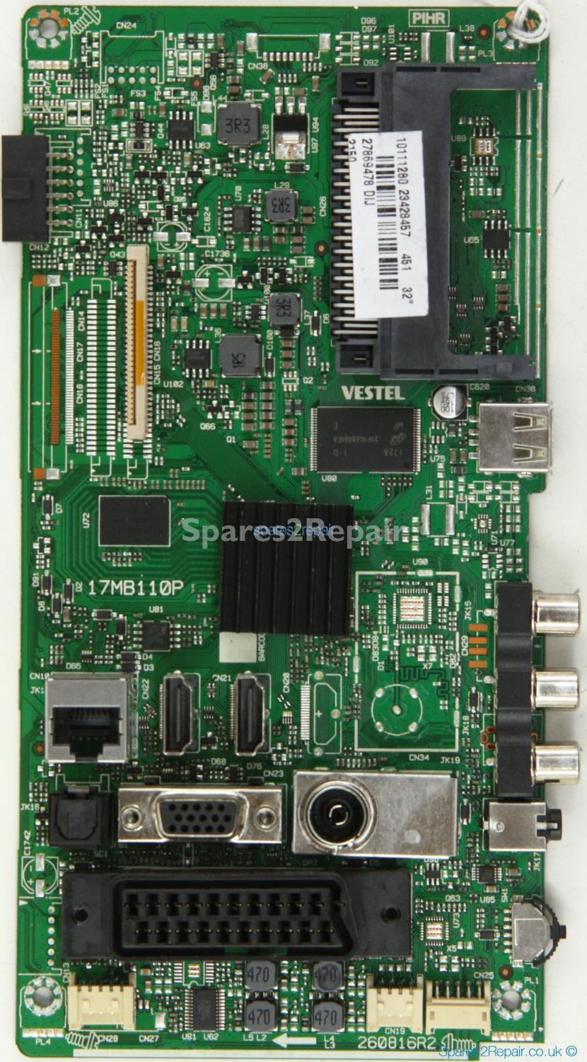 JVC LT-32C672 - Main AV - 23428457 - 17MB110P - 260816R2