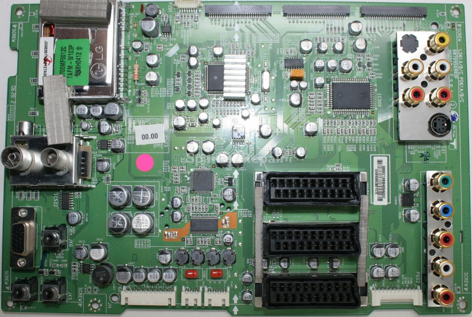 LG 32LC2D-EC - Main AV - 68709S0992F - 060517 - 68719SB409A
