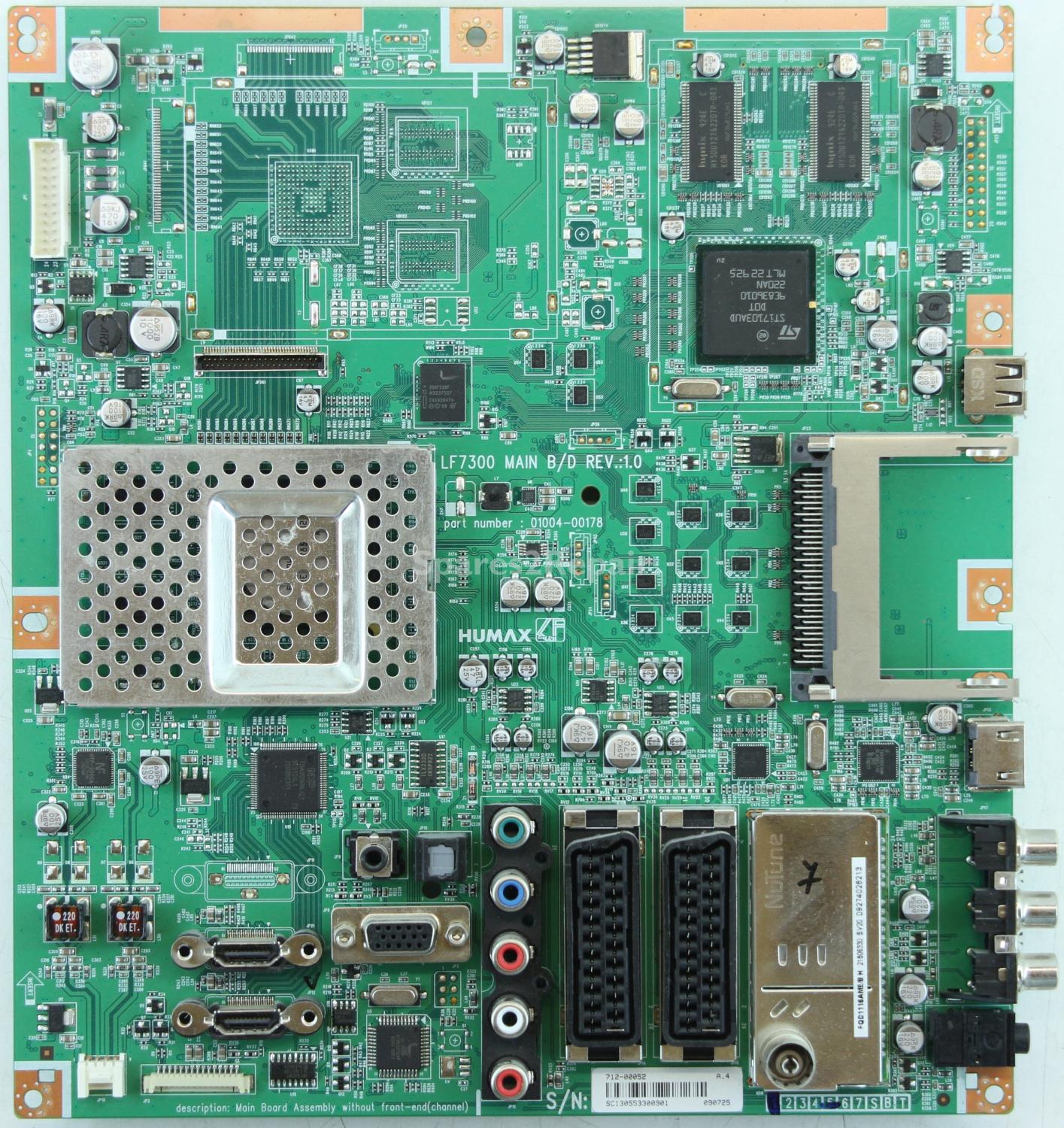 LG 32LH3300-ZC - Main AV - 01004-00178 - 712-00052 A.4 - LF7300 MAIN B/D REV.:1.0