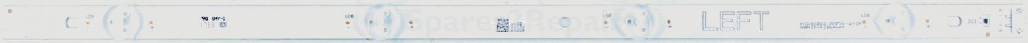 LG LED Backlight - GAN01-1256A-P1 - NC490DGG-AAFX1-41CA - LEFT