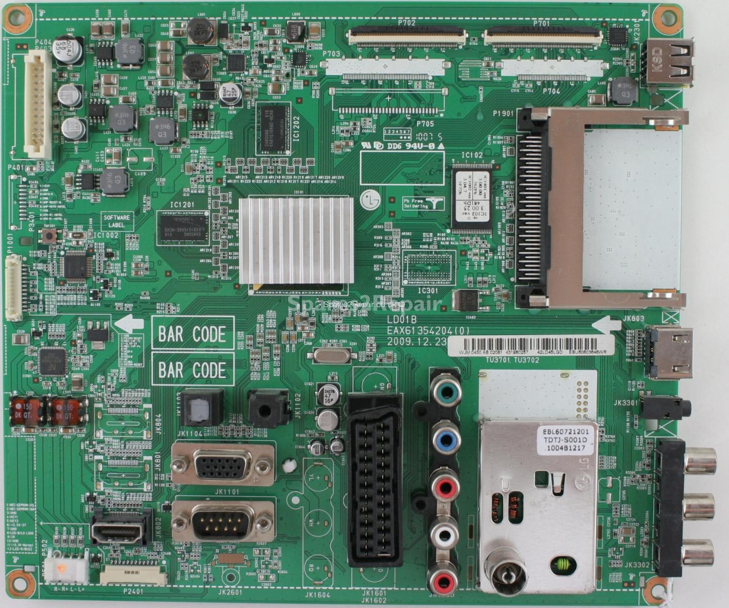 LG 42LD450 - Main AV - EAX61354204(0) - EBU60803648 - LD01B