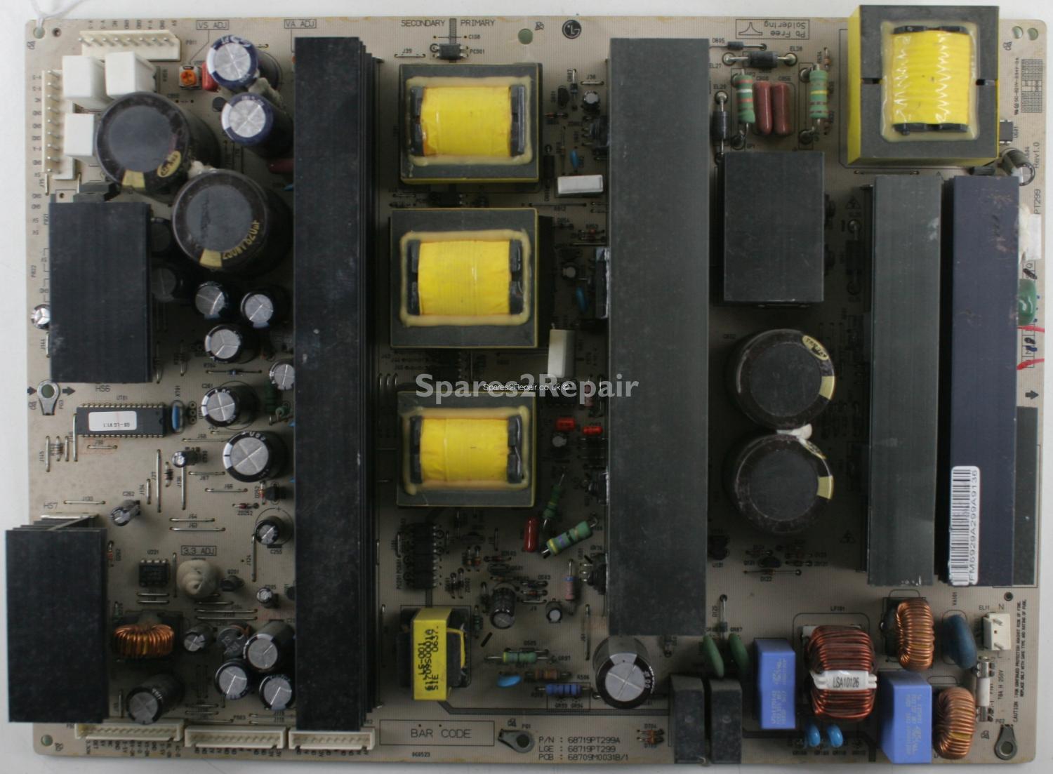 LG 42PC1DA - PSU - 68719PT299A - 68709M0031B/1 - Rev1.0 - 68719PT299