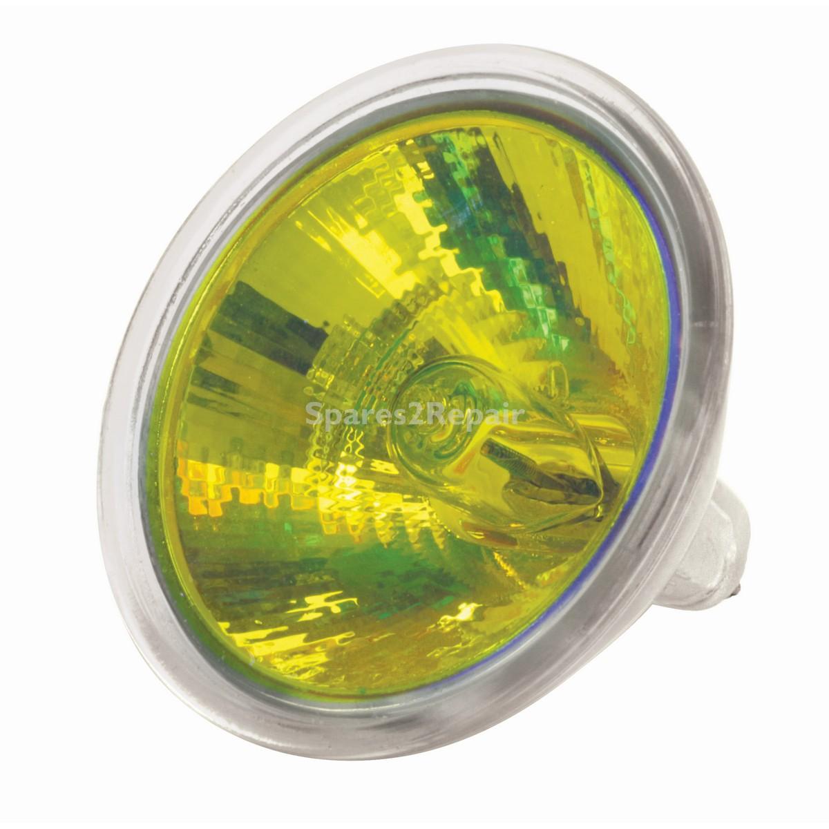 Compatible for Dimplex Opti-Myst Lamp Bulb (MR16, 12V, 45W, 8° Amber)