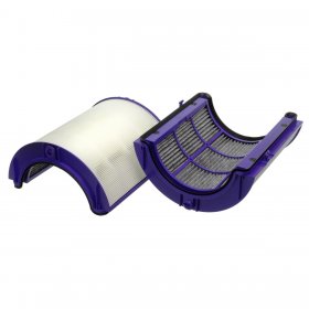 Compatible for Dyson DP04, HP04, HP06, HP07, HP09, PH01, PH02, PH03, PH04, TP04, TP06, TP07, TP09 Series Combi 360° Glass HEPA and Activated Carbon Air Purifier & Fan Filter